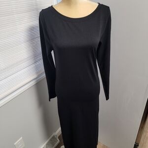 Isabel By Ingrid & Isabel Maternity Stretch Dress Black Size Large Capsule NWOT